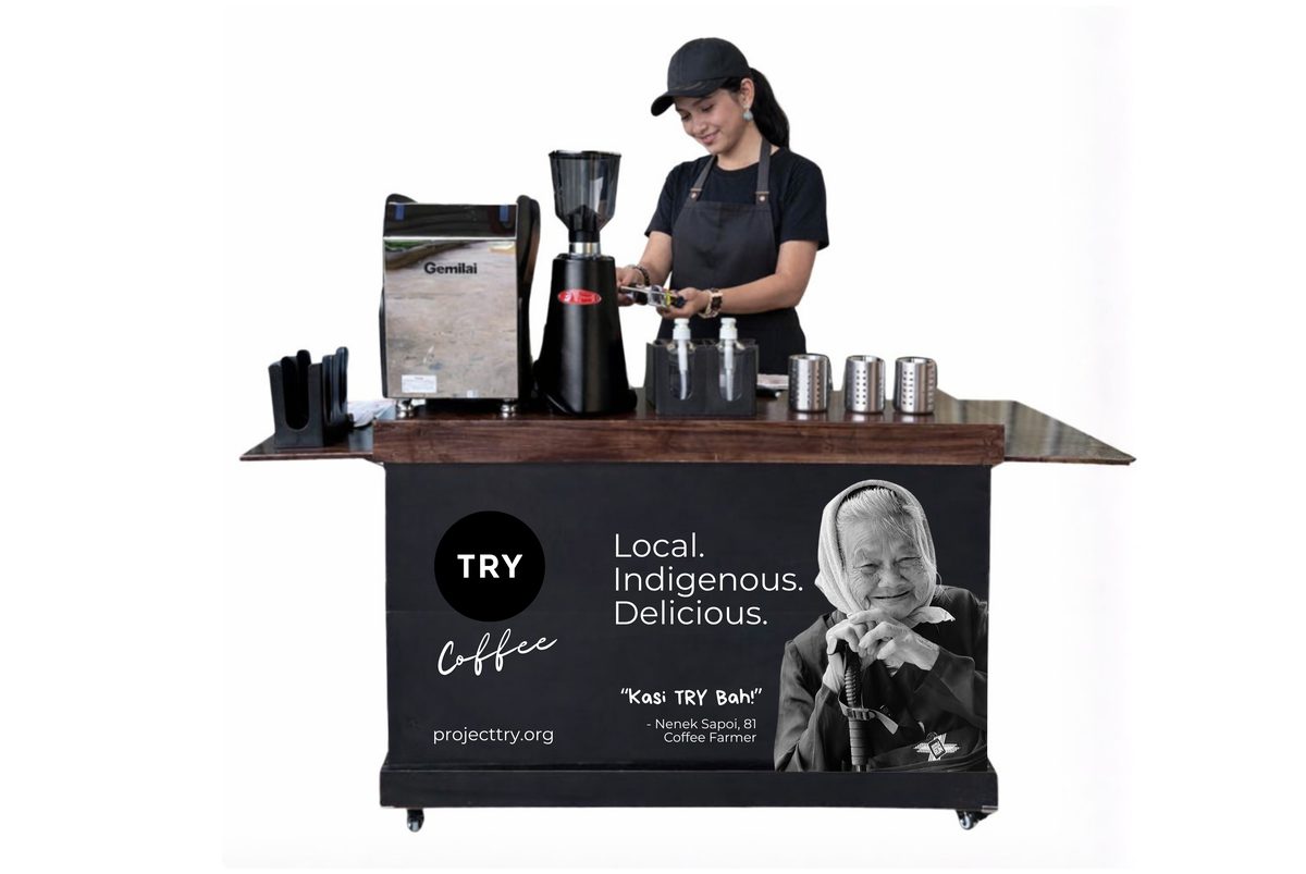 TRY Coffee Cart mobile coffee catering